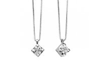 Collana Recarlo Donna Maria Teresa in Oro bianco Diamante 0.21 Ct P30PX350/021 - P30PX350/021